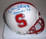 Jim Plunkett Autographed Stanford Cardinals Riddell Mini Helmet with "Heisman 70" Inscription
