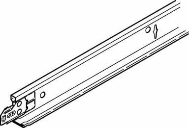 USG INTERIORS TV199893 1x2 WHT Cross Tee, 2 ft L x 15/16 in W x 1 in H