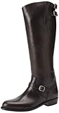 FRYE Women's Dorado Buckle Riding Boot, Grey Pebbled Full Grain, 8 M US