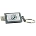 Centon DataStick Keychain MLB Florida Marlins Edition - USB flash drive - 4 GB - Hi-Speed USB - silver
