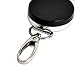 Cosmos Retractable Reel with Belt Clip, Belt Loop Clasp & Key Ring