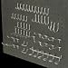 50 Piece Pegboard Hook Kit