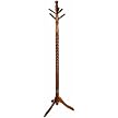 Twist 6-Hook Coat Rack - Cherry