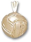 Volleyball Charm/Pendant -14K/10K, Stainless Steel Gold Plated