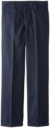 Dickies Big Boys' Flex Waist Flat Front Pant, Dark Navy, 14 Regular