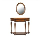 1 Drawer Console and Mirror Set