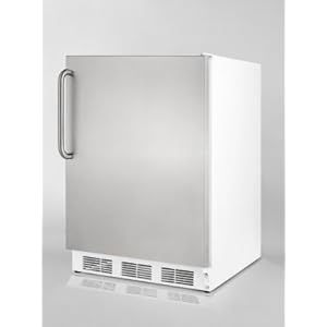 CT-66SSTB Free Standing Large Capacity Under-Counter Refrigerator in Stainless