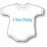 I love Daddy Baby Ultrasoft Onesie