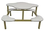 Children's Wooden Table with Four Seats