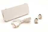 American Lighting 043J-WH Direct Hardwire Junction Box for PRIORI T2 Fixtures with 12-Inch Extension, White