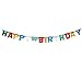 Girlande Buchstaben Happy Birthday, 150x11 cm