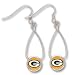 Green Bay Packers French Loop Earrings