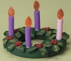 UNC - Home Indoor Furniture and Decor, Advent Christmas Wreath