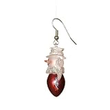 Pack of 2 NFL Denver Broncos Snowman Football Earrings