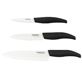 Buy Chef's Fruit Vegetable meat Ceramic tools (three pieces of Chef's Ceramic Knives 7 Chef's, 5...