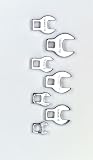 31UanXIb5yL. SL160  7 PC. CROWFOOT SOCKET WRENCH SET   METRIC