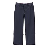 Girls' Cherokee  Uniform Roll-Up Pants - Navy