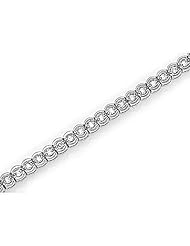 14kt Yellow Gold Diamond Backset Bracelet 1.00ct TW