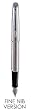 Waterman - Hemisphere: Stainless Steel CT Fountain-Pen, Chrome Trims, Steel Fine Nib.