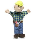 Cal Construction Man Hand Puppet 12" by Timeless Toys
