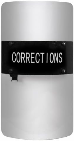 Bear Tactical Clear Polycarbonate Corrections Lightweight Impact Resistant Riot Shield