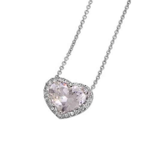 Oliver Weber 8843 Rhodium Plated Metal Swarovski Crystal Pendant