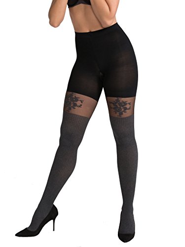 SPANX Women's Flora Lace Over the Knee Tights