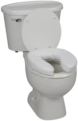 Padded Vinyl Raised Toilet Seat(Size=4 inch)