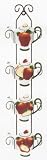 APPLE 4 Tea Pot Plates & Metal Wall Hanger NEW!