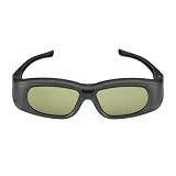 SainSonic Galilei Series G111 Rechargeable 3D Active Shutter Eyewear for Panasonic 2012 VIERA 3D HDTVs and 2011/2012 Samsung 3D HDTVs, RF (Bluetooth), Black, Set of 1