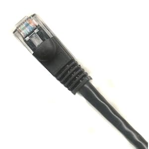 300FT ETHERNET NETWORK CABLE CAT6 (300 ft) Black by Ultra Spec Cables