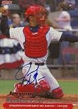 Jeremy Salazar, Scranton/W-B Red Barons - Phillies Affiliate Autographed Card