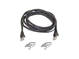 25FT CAT6 Black Snagless Patch Cable RJ45M/RJ45M