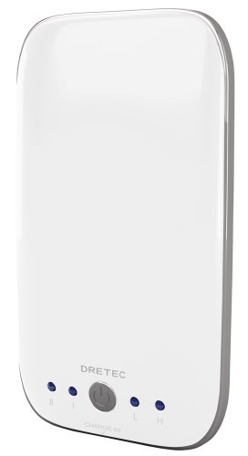 DRETEC 充電式カイロ 「エコウォーマープラス」 ホワイト HW-203WT