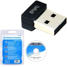 Daffodil LAN03 High Speed Wireless Network Adaptor - N Class and Backwards (802.11g and b) Compatible - 150mbps Max Transfer Rate - External WiFi Dongle for XP / Vista / Windows 7