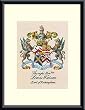 Art Poster Metal Framed Print - Stemma Araldico - Artist: unknown- Poster Size: 15 X 11