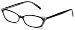 Corinne McCormack Women's Foxy 13641 Cat Eye Reading Glasses,Jet Rhinestone Frame/Clear Lens,1.50