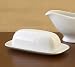 Search : Pottery Barn PB Great White Gravy Boat & Butter Dish