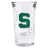 Michigan State Spartans Fluted Shot (Set of 2)