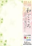 ササガワ 和柄用紙 白つめ草 A4 4-1016 ササガワ 和柄用紙 白つめ草 A4 4-1016