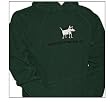 Designer Cotton Hooded Sweatshirt - Cotton Sweatshirt "Obedience School Drop-Out" for Children - Blue Spruce - Youth - Large