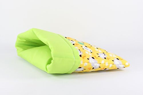 (yellow_birds) Birds pattern beds for Hedgehog , Hamster and Other Small Animals. Cotton 100% . Easy to Clean. Machine Washable. Water Washable. Hand-made.HIDE OUT.