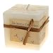 Stamford Eminence Square Pillar Candle (Jasmine)