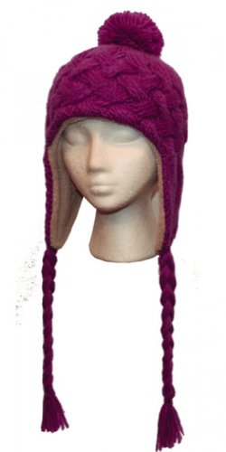 Women's Warm Knit Trapper Winter Hat