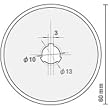 【RB60】　円形刃　60ミリ　替刃　1枚入り