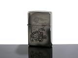 ZIPPO ジッポ ライター 和柄 荒獅子 AS-BKの画像