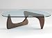 Isamu Noguchi Coffee Table Mid Walnut Base