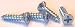 10 X 5/8 Self-Tapping Screws Phillips / Flat Head / Type A / 18-8 Stainless Steel / 3,000 Pc. Carton