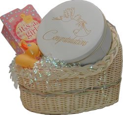 Baby Bassinet - Girl by Carolina Cookie