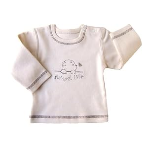 Fuar Baby 100% Organic Cotton Long Sleeve Top - Cuddly Bear (9-12 Month)